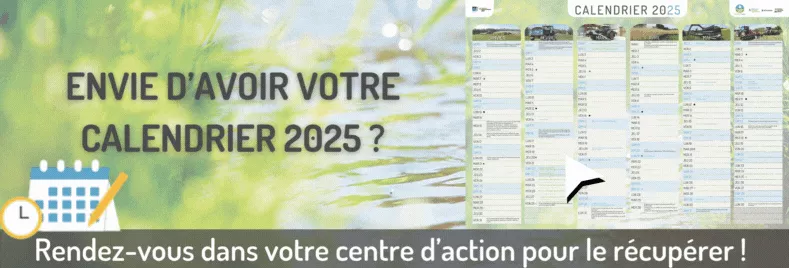 calendrier disponible 